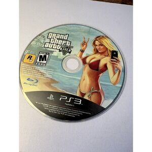 Grand‎ Theft Auto V GTA 5 Sony PS3 Blu-ray Rockstar Games DISK ONLY - UNTESTED
